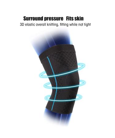 Knee Brace for Patella Stabilization - Breathable Injury Reduction Sleeve for Fitness (Medium - Buy Online on GoSupps.com