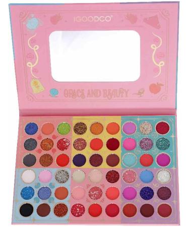 Eye Shadow Palette Makeup | 54 Colors Matte Shimmer Eye Shadow | Waterproof High Pigmented Blendable Colorful Eyeshadow Palette for Holiday Cosmetics - Buy Online on GoSupps.com