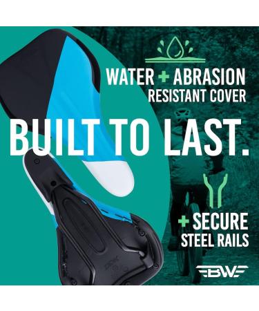 Seafoam Kids Bike Seat | Youth Replacement Saddle | BW Bicycles | Multiple Color Options - Buy Online on GoSupps.com