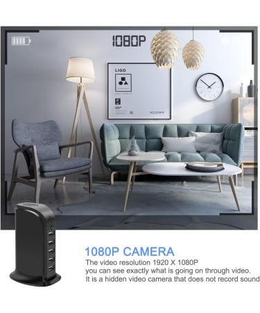 Hd Hidden Camera USB Charger WiFi USB Hub Spy Nanny Cam - Motion Detection, Wireless Security Camera for Home/Office Surveillance - Buy Online on GoSupps.com