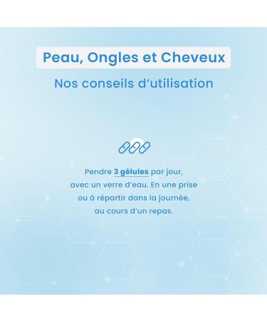 Pack x 2 | Skin Nails and Hair | 180 Vegetable Capsules | 10 Active Ingredients | BEAVERHILL | Made in France | Skin Beauty - Reinforced Nails - Hair Growth and Density - Buy Online on GoSupps.com