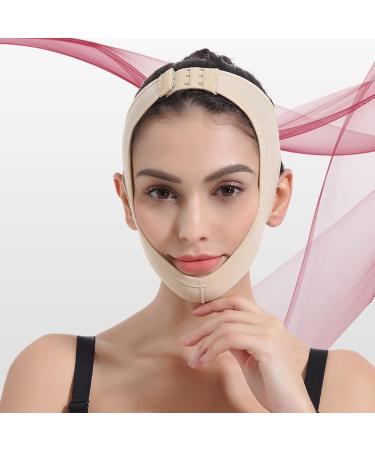 DZQUY Facial Slimming Strap Double Chin Reducer Pain Free Face Lifting Plate Reusable for Women Eliminates Sking Skin Lifting Family Anti AgingXL - Buy Online on GoSupps.com