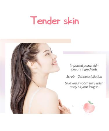 Peach Brightening Exfoliating Body Scrub Smooth and Tight Peach Body Scrub Peach Body Scrub Tender and Smooth Skin for Body Hands Elbows - Buy Online on GoSupps.com