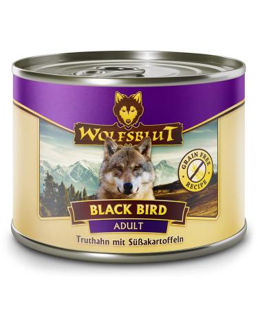 Wolfsblut Black Bird Adult Dog Food 6 Pack 200g