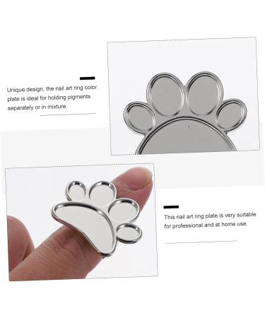 Palette de Nail Art Bague 2 Pcs Mini Ronde et Pied pour M lange Vernis Ongles Portable pour Passionn es Manucure et v nements Beaut  - Buy Online on GoSupps.com