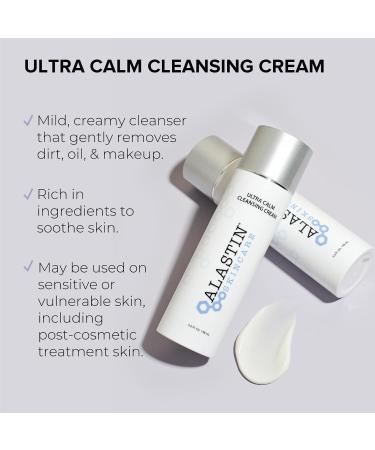 ALASTIN Skincare Ultra Calm Cleansing Cream Hydrating Face Wash for Sensitive Skin | Nourishing Daily Cleanser (5 oz) | International Shipping Available - Buy Online on GoSupps.com