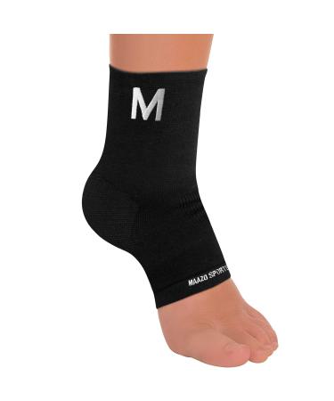 MAAZO Ankle Brace for Plantar Fasciitis Relief  Adjustable Compression Ankle Wrap & Ankle Brace for Women & Men Ankle Support Strap for Achilles Tendon Sprain Injury Recovery(Single)