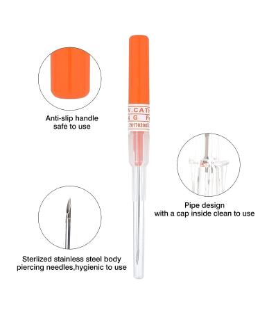 5PCS 14G IV Catheter Piercing Needles Set - Body Piercing Supplies - Buy Online on GoSupps.com
