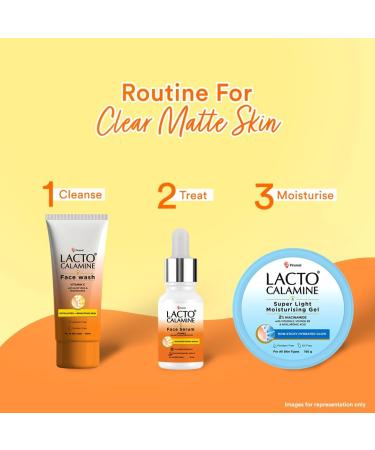 Lacto Calamine Face Serum with Vitamin C Derivative Niacinamide & Panthenol Lightweight Moisturizing Serum for Brighter-Looking Skin Unscented (1.01 fl oz / 30 ml) - Buy Online on GoSupps.com