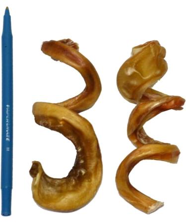 Dental Floss CURLY 4-6" Bully Sticks Made in USA Odor Free PACK 25 - Buy Online on GoSupps.com