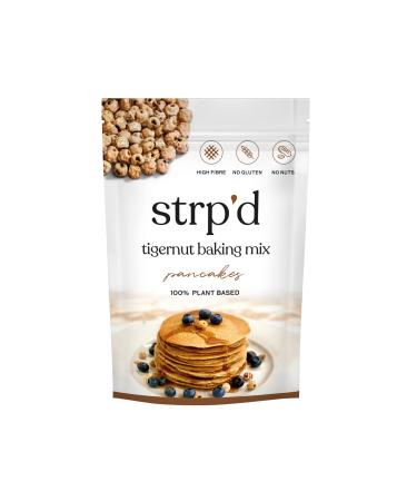 Pancake Mix by strp'd | Gluten Free Nut Free Refined Sugar Free Baking Mix | Made from Tigernut Flour | Grain-free | High in Fibre | Naturally Sweet | Vegan Friendly Pancake Mix