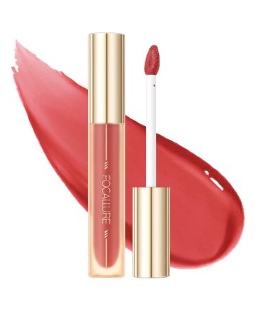 FOCALLURE Glasting Water lip Tint Non-Sticky Long Lasting Liquid Lipstick High Shine Vivid 16 Colors Glossy Finish Lipgloss for Daily Use PK02