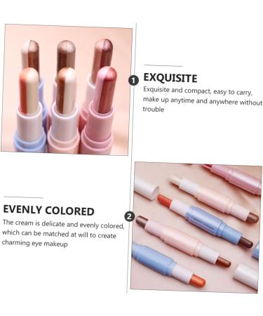 DRESSOOS 2pcs Eye Shadow Stick Makeup Eyeshadow Pen Waterproof Makeup Eyeshadow Pencil Makeup Tool Plastic - Buy Online on GoSupps.com