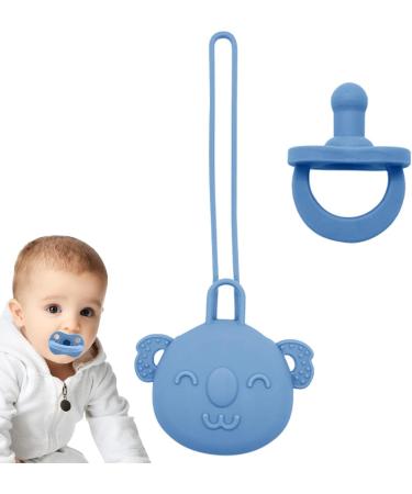 Juzinqu Baby Pacifier Clip Set | Silicone Schnuller Holder for Easy Travel & Cleaning | Perfect for Boys & Girls - Buy Online on GoSupps.com