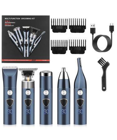 Beard Trimmer for Men - Cordless 5-in-1 Electric Hair Clipper & Grooming Kit | Easy to Use Mustache & Nose Trimmer - Buy Online on GoSupps.com