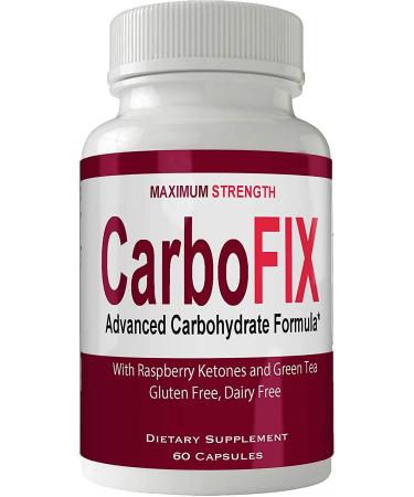 Carbofix Advanced Carbohydrate Formula Carbofix Weight Loss Supplement Carbofix Pills - 60 Capsules 1 Month Supply