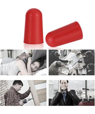 Soft Foam Earplugs 50 Pairs Ear Plugs Noise Reduction Earplugs Protector for Sleeping Snoring Heavy Noise Traveling Concerts Construction Studying(red) - Buy Online on GoSupps.com