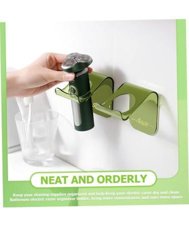 Fomiyes 2-Piece Self-Adhesive Electric Razor Holder for Shower | Wall Bracket for Shavers - Buy Online on GoSupps.com