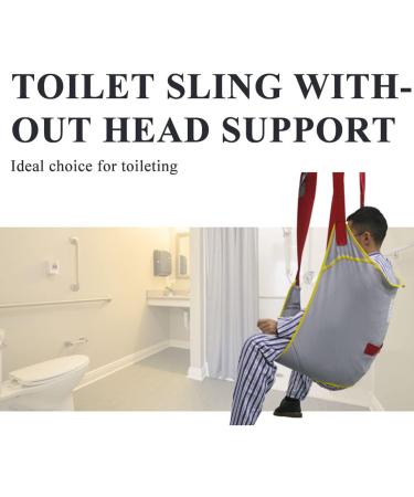 Divided Leg Sling Patient Lift Sling with Commode Opening Transfer Sling Shower Sling Toilet Sling for Medical Disabled Full Body Sling load-230kg/507 Lbs L - Buy Online on GoSupps.com
