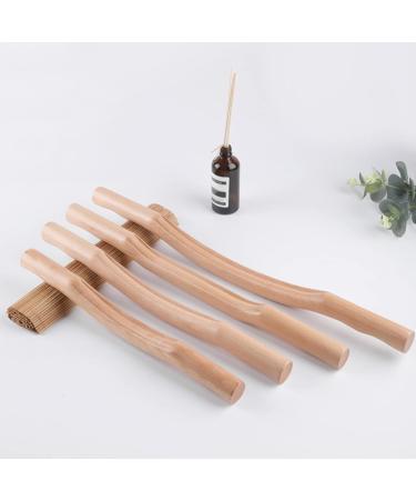 Backhole Wood Gua Sha Scraping Massage Tool - 52cm Body Therapy for Back Neck Shoulders & Slimming - Buy Online on GoSupps.com