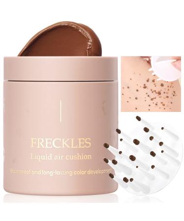 Magic Freckle Stamp Pen Fake Freckles Stamp Pen  Liquid Freckle Pen Natural Freckles Makeup Stamp  Waterproof Long Lasting Quick Dry Small Spot Freckle Makeup Pen  Upgrade Design (01Saddle Brown) 01 Saddle Brown