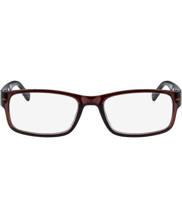 FILTRAL Pack of 3 Classic Reading Glasses - Unisex Spring Hinges Black/Brown/Gray - 1.5 Diopters Reading Aid - Buy Online on GoSupps.com