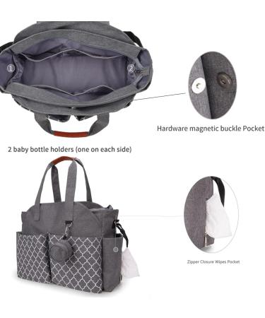 Shop KADUNDI Baby Diaper Bag - Waterproof Large Capacity Portable Black | Ideal for Moms - Buy Online on GoSupps.com