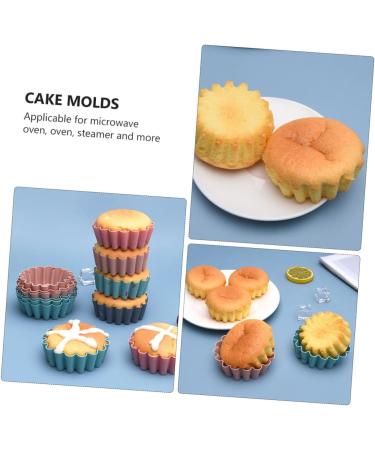 36 Pcs Silicone Muffin Cup Cupcake Reusable Baking Cups Silicone Molds Parchment Cup Muffin Baking Cups Non- Stick Muffin Pan Cake Molds Soap Mold Biscuit Small Tools Silica Gel 7.5X6.3CMx3pcs - Buy Online on GoSupps.com