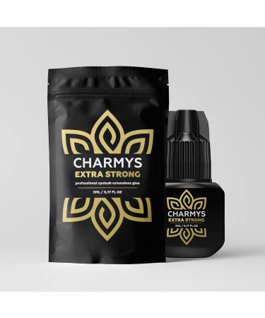 CHARMYS Lash Glue with 8 Weeks Retention | Fast 0.5-1 Seconds Drying | Strong & Reliable Adhesive for Salon-Quality Lash Extensions - Ideal for Professionals - Buy Online on GoSupps.com