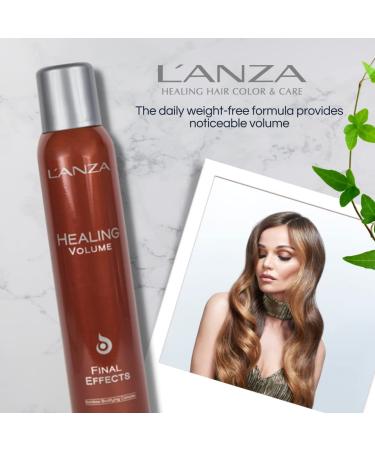 L'ANZA Healing Volume Final Effects Hair Spray - Strong Hold for Shine, Volume & Thickness - Bamboo Bodifying Complex & Keratin - 10.6 Fl Oz - Buy Online on GoSupps.com
