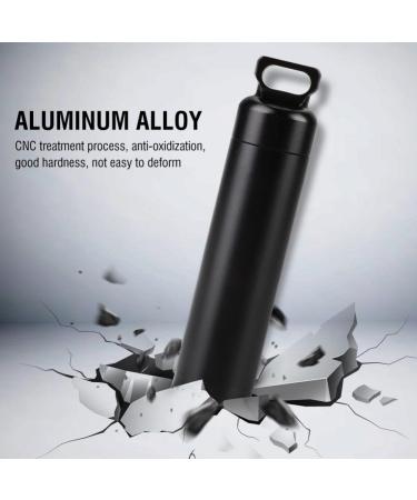 Alomejor Waterproof Survival Pill Bottles - Aluminum Alloy Pill Box & Sealed Container for Travel - Buy Online on GoSupps.com