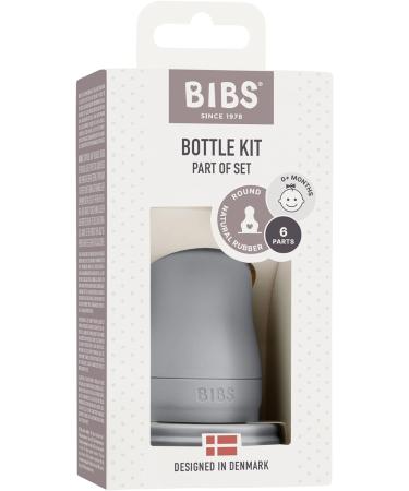 BIBS Bottle Kit - Mix and Match with BIBS Glass Bottles in Various Sizes, Slow Flow Nipple Included - Buy Online on GoSupps.com
