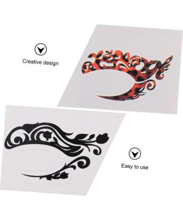  MERRYHAPY MERRYHAPY 10 Pairs Eye Liner Eyeshadow Stickers Decor Eye Makeup Sticker Eyeshadow Stickers Eyeliner Decal Festival Clothes Glue Girl - Buy Online on GoSupps.com