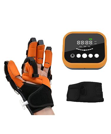 ZZBB Stroke Hand Splint Manual Training Rehabilitation Robot Gloves Hand Rehabilitation Device Stroke Hemiplegia Finger Trainer Left X-Large