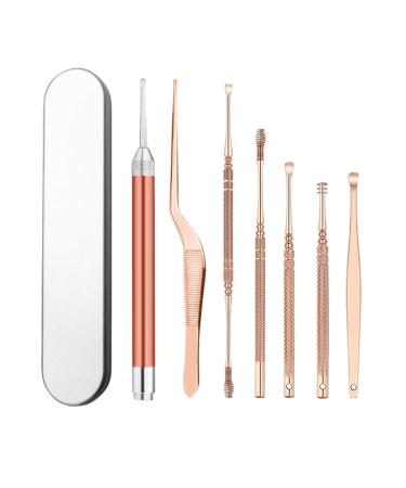 7 Pcs Ear Cleansing Tool Set  Ear Cleaner  Earwax Removal Kit  Earwax Removal Tools Safely and Gently Cleaning Ear Canal at Home  Exfolimates  Earwax Cleaners  Ear Cleansing Tool with Storage Box