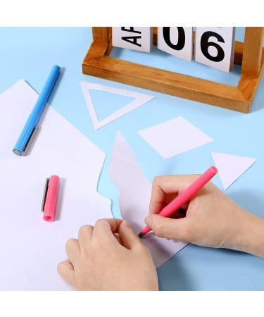 Parchment Paper Cutter Set - DIY Diamond Painting Precision Craft Knife Pen with Replaceable Blade (Pink/Blue) - Buy Online on GoSupps.com