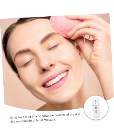 POPETPOP Vaporisateur Facial Nanom trique Portable Petit Appareil Hydratant Visage pour Femmes Usage Quotidien Bureau Voyage Couleur Blanche - Buy Online on GoSupps.com