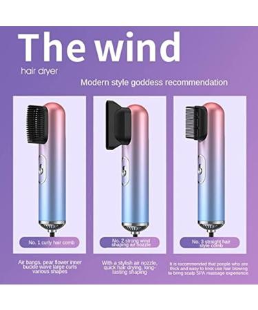 Hair Dryer Compact Portable Professional Ionic Hair Dryer - with 3 Speeds Smart Heat Mode (Color: Green) - Buy Online on GoSupps.com