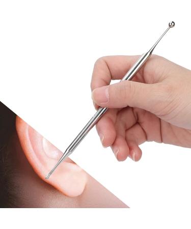 Face Reflex Zone Massage Device - Double-Headed Ear & Body Acupuncture Pencil | Stainless Steel Skin Treatment Tool - Buy Online on GoSupps.com