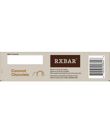 RXBAR Protein Bars - Gluten-Free Coconut Chocolate 12g Protein 9.15oz Box (5 Bars) - Pack of 2 - International Shipping Available - Buy Online on GoSupps.com