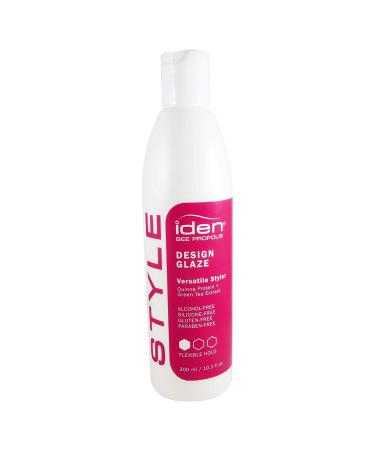 Iden Style Therapy Design Glaze Styling Liquid Enhance Curls Thermal Protection Quinoa Protein & Green Tea Extract 10.1 fl.oz