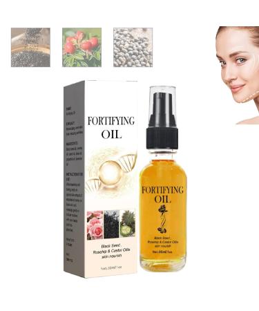 Castor Oil Rosehip Oil Black Seed Oil, Black Seed Oil, Rosehip Oil, Face Moisturizer Organic Natural Oil Anti-Aging Serum, Natural Skin Care, Nourish Skin (1pcs)