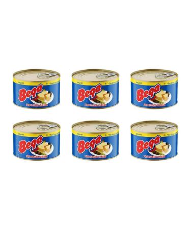 Bega Canned Cheese shelf stable processed cheddar cheese, 100% Real and made with pure cow milk, canned long-Term Storage Food (6 Cans) Cheese 1 Count (Pack of 6)