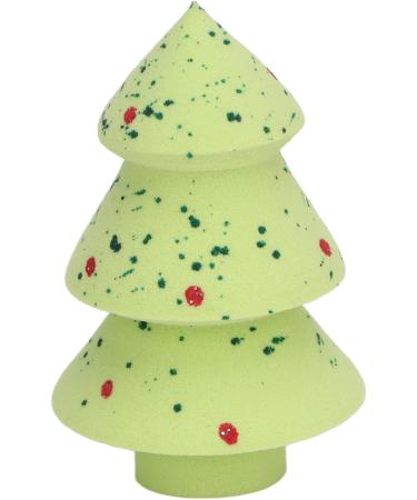 Green Sequin Christmas Tree Nose Contour Brush Set Angled Sponge Makeup Kit - Buy Online on GoSupps.com