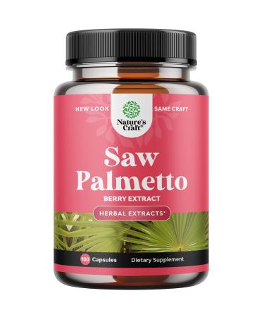 Extra Strength Saw Palmetto for Women - DHT Blocker Thickening Hair Vitamins for Hair Loss for Women - 500mg Pure Saw Palmetto Capsules with Stronger Thicker Faster Hair Growth Vitamins for Women