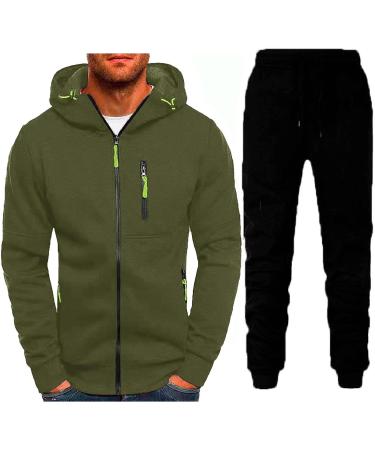 Shop Hanxiulin Men's Training Suit - Adjustable Jogging Zipper Set for Autumn & Winter | Casual Leisure Wear & Sweat Jacket - Buy Online on GoSupps.com