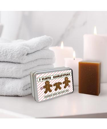 I Hate Christmas Bar Soap - Unique Gag Gift for Adults Coffee Infused Stocking Stuffer - Perfect December Birthday Present - Buy Online on GoSupps.com
