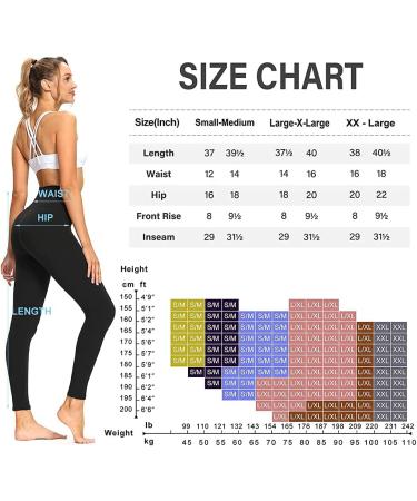 GAYHAY High Waisted Leggings for Women - Tummy Control Printed Pants, Full Length, Black, L-XL - Buy Online on GoSupps.com