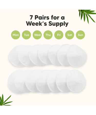 Buy KeaBabies Comfy Nursing Pads - Soft White, 14 Pack for Ultimate Comfort - Buy Online on GoSupps.com