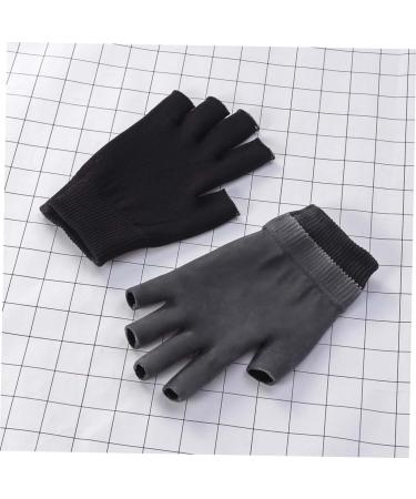 FOMIYES 2 Pairs Moisturizing Gloves Black Gloves Spa Glove Gel Gloves Hydrating Glove Mositurizing Glove Whitening Glove Fingerless Apparel - Buy Online on GoSupps.com